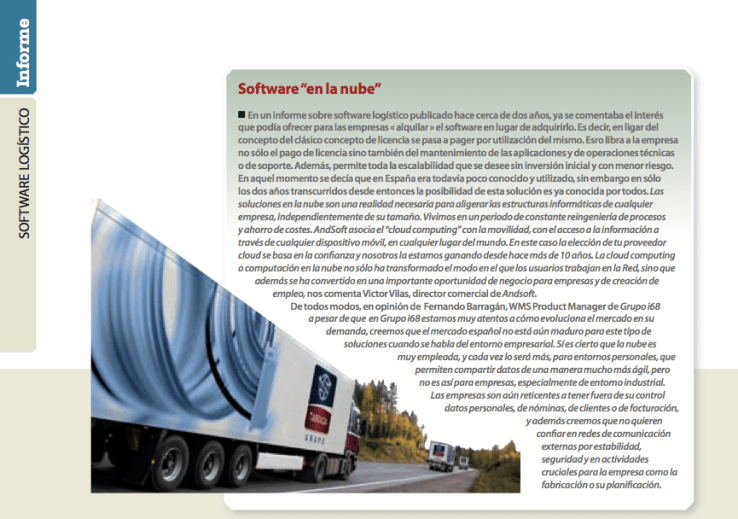 and soft ERP SGA informatica transporte logistica 